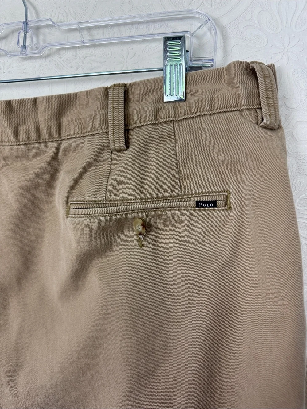 Polo Ralph Lauren Classic Fit 9” Shorts Men’s Size 38 Khaki Chino